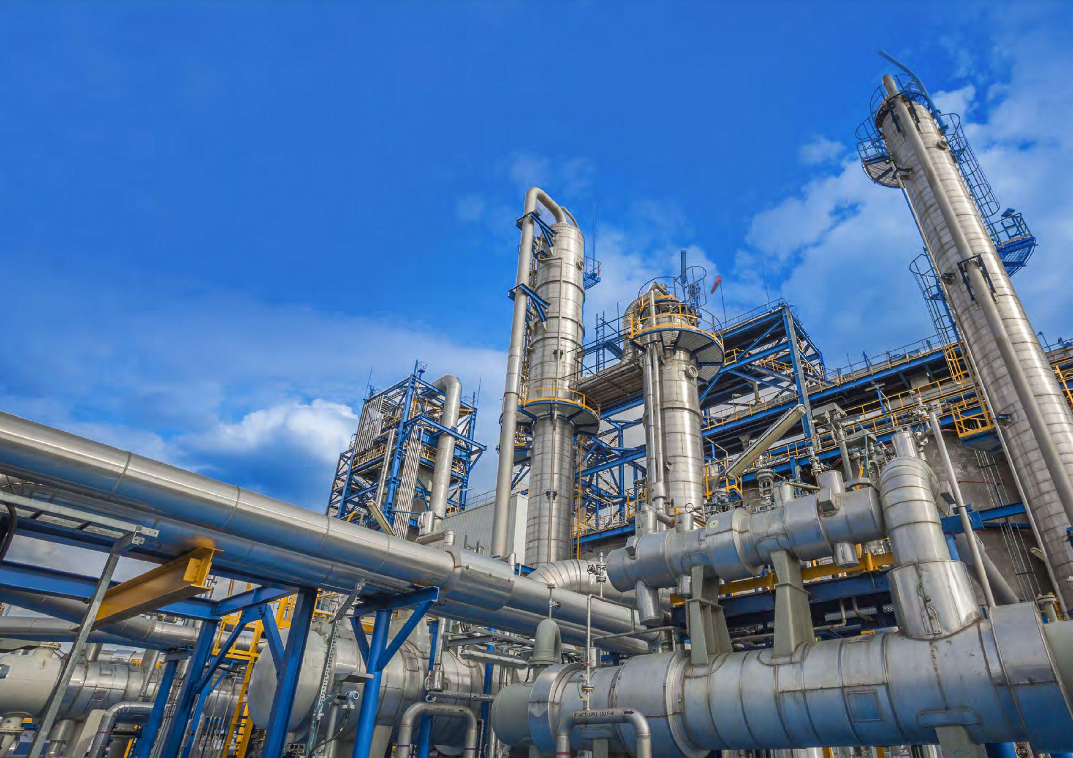 Производственная установка по переработке нефтепродуктов